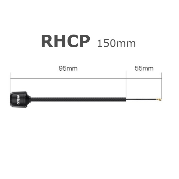 GEPRC Momoda2 5.8G antenna RHCP UFL 150mm(95mm+55mm)